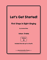 Let's Get Started! Digital File Reproducible PDF cover Thumbnail